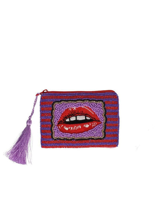 Elodie Cosmetic Bag Xs Motive Lips Red Purple