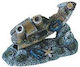 Happet Aquariendekorationen Boot 9cm