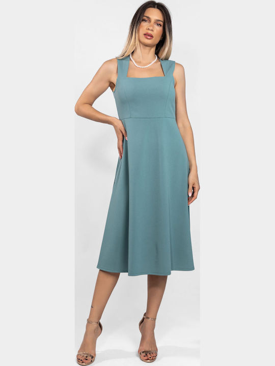 BelleFille Summer Midi Dress for Wedding Christ...