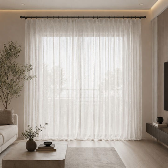Galifas Window Curtain With Pencil Pleat Breeze Beige 270x280cm