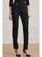Damen Stoffhose Schwarz