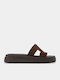 Women's Flat Sandals Brown