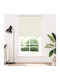 vidaXL Roller Blinds Partial Blackout Ecru W130xH230cm 4011732