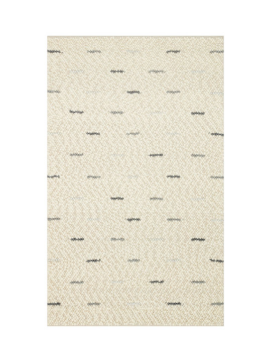 SteweHome Handmade Gray Runner Rug 80x150cm