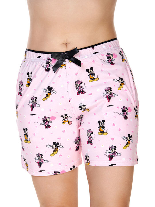 Comfort Summer Women's Pyjamas Shorts Pink