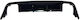 Rear Bumper Diffuser Vw Golf Viii 8 2019+ R-look Life Style & Impression Bumper Version Glossy Black Abs Plastic