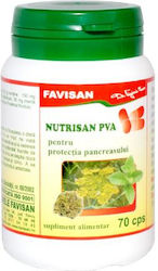 Favisan Nutrisan PVA Pentru Protecția Pancreasului 150mg 70 capsule Favisan Nutrisan PVA Pentru Protecția Pancreasului 150mg 70 capsule
