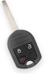 Car Key Remote Ford Fiesta Focus Escape Transit 3 Buttons