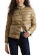 Γυναικείο Puffer Μπουφάν για Χειμώνα Light Beige