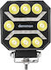 Универсална Мощна LED Халогенна Лампа Бяла Светлина 27W 12V 24V Камион Трактор Ролбар ATV Jeep Селскостопански