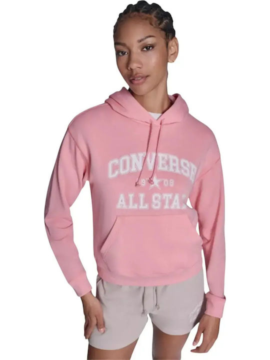 Converse Women's Sweatshirt Hooded Pink