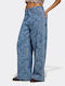 Women's Jean Pants Mid Rise in Straight Leg Style