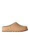 Clog Leather Winter Women's Slippers Grey