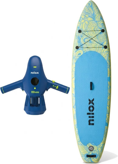Nilox Waikiki + Aquascooter Kahuna Blue Underwater Scooter with Maximum Speed 5km/h and Weight 2.5kg