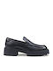 Δερμάτινα Γυναικεία Loafers Triple Black