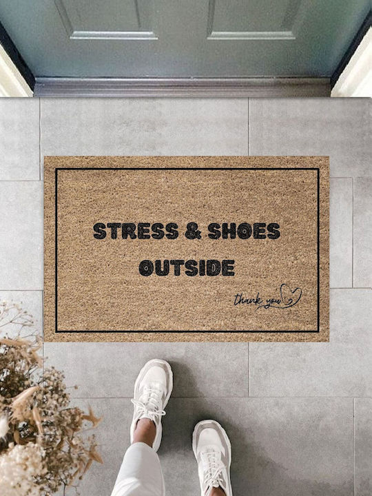 SteweHome Non-Slip White Doormat Thickness 10mm