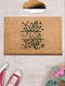 SteweHome Non-Slip Brown Doormat