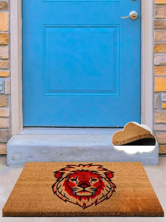 SteweHome Doormat Non-Slip Brown Thickness 15mm