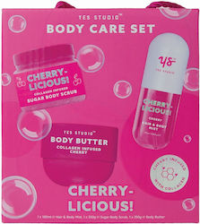 Yes Studio Cherrylicious Hautpflege-Set für Feuchtigkeitsspendende & Körperreinigung