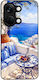 Sonique Back Cover Σιλικόνης Λευκό (OnePlus Nor...
