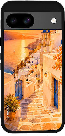 Калъф Sonique Greek Island Muse Series Google Pixel 8a 5g Залез В Оя