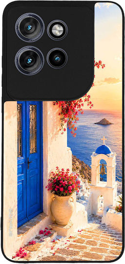 Калъф Sonique Greek Island Muse Series Motorola Edge 50 Neo 5g Залезът на Санторини