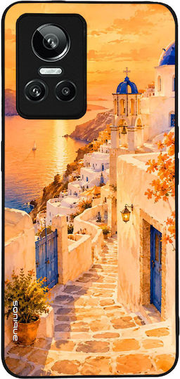 Калъф Sonique Greek Island Muse Series Realme GT Neo 3 5G Залез В Оя