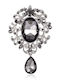 Baroque Brooch Zirconia