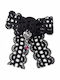 Crocs Jibbitz Black Lace Bow Silver Heart No Size Black Lace Bow Silver Heart