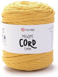 Yarnart Sfoară Macrame 5mm 764 Galben