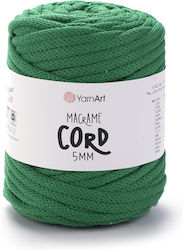Yarnart Sfoară Macrame 5mm 759 Verde
