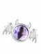 Pandora Charm Ochi Protector din Argint Violet