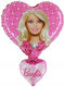 Балон Сърце Barbie Фолио Розов