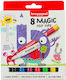 Royal Talens Felt Tips White Drawing Markers Magic Set 8pcs