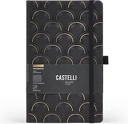 Castelli Milano Σημειωματάριο Ριγέ Μαύρο