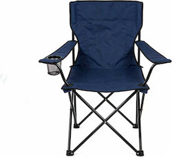 Medrelaxhome Folding Camping Chair Deluxe Dark Blue