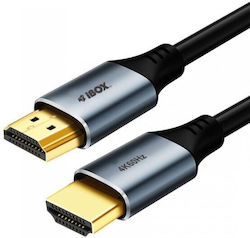 iBox HDMI 2.0 HDMI male - HDMI male 1m Μαύρο