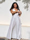 Sommer Maxi Damenkleid Ivoire
