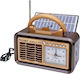 XB-9009BTS Retro Portable Solar Radio with Blue...