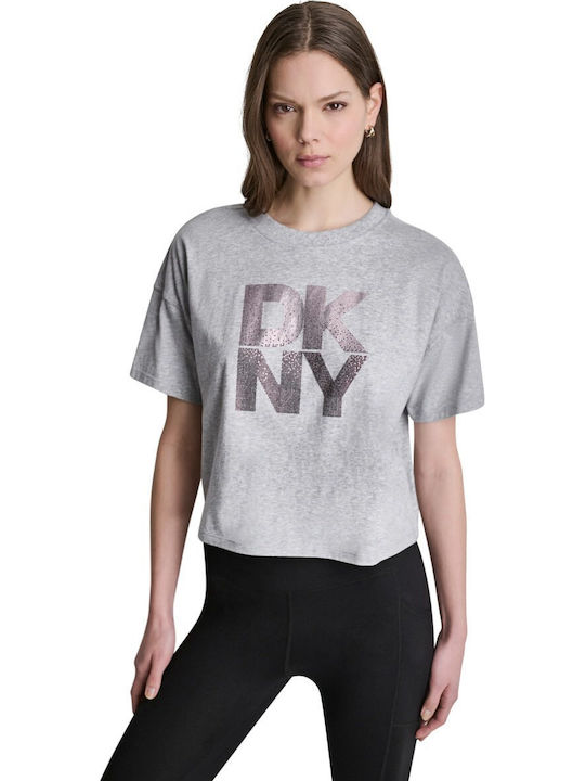 Women's Cotton Short Sleeve Grey Blouse