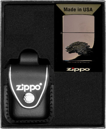 Zippo Αντιανεμικός Αναπτήρας Φλόγας σε Μπεζ χρώμα