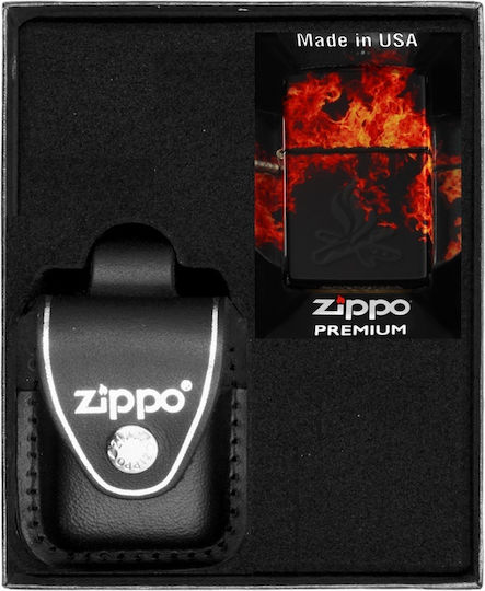Zippo Αντιανεμικός Αναπτήρας Φλόγας σε Μπεζ χρώμα