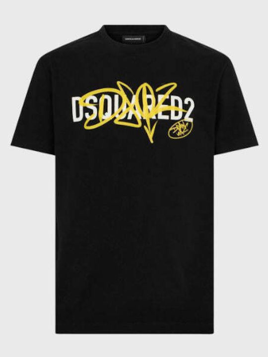 Dsquared2 Тениска Черна