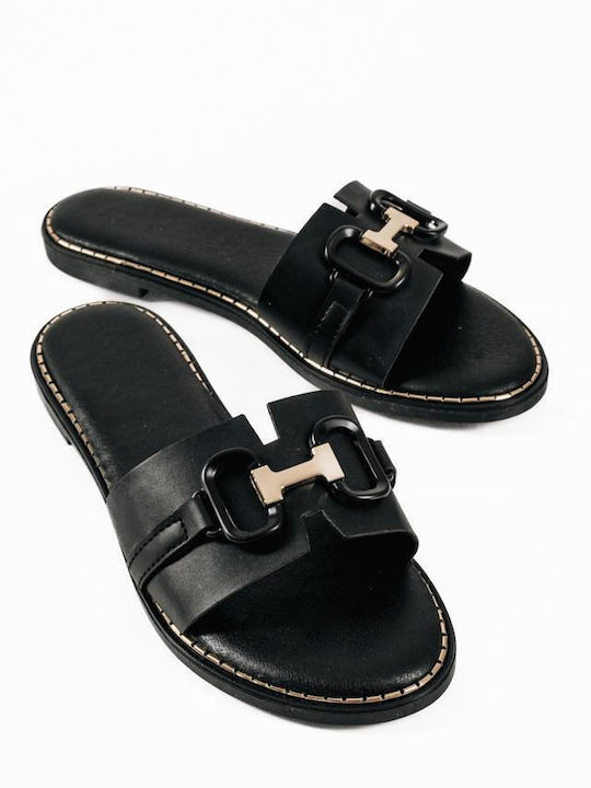 Women's Flat Sandals Black