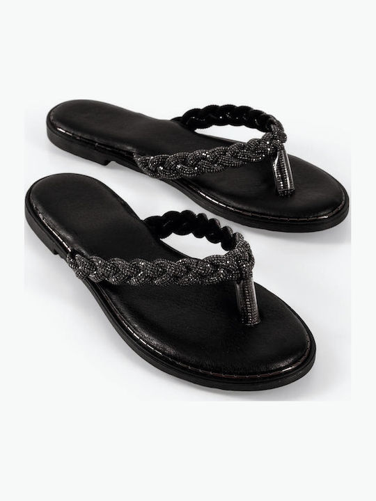 The Shoemart Γυναικεία Σανδάλια Μαύρα