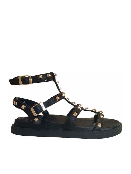 Women's Gladiator Black Sandals