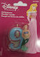 Princess Fantasy Zahl 9 Geburtstagskerze