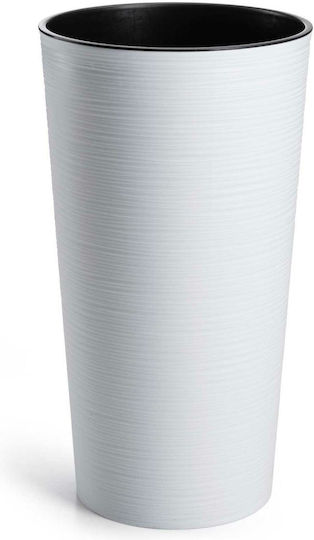 HowHomely Γλάστρα Πλαστική White 46x46εκ.