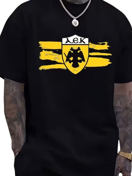 Schwarze Bedruckte Bluse AEK