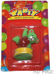 Bear Birthday Candle 1 Pc